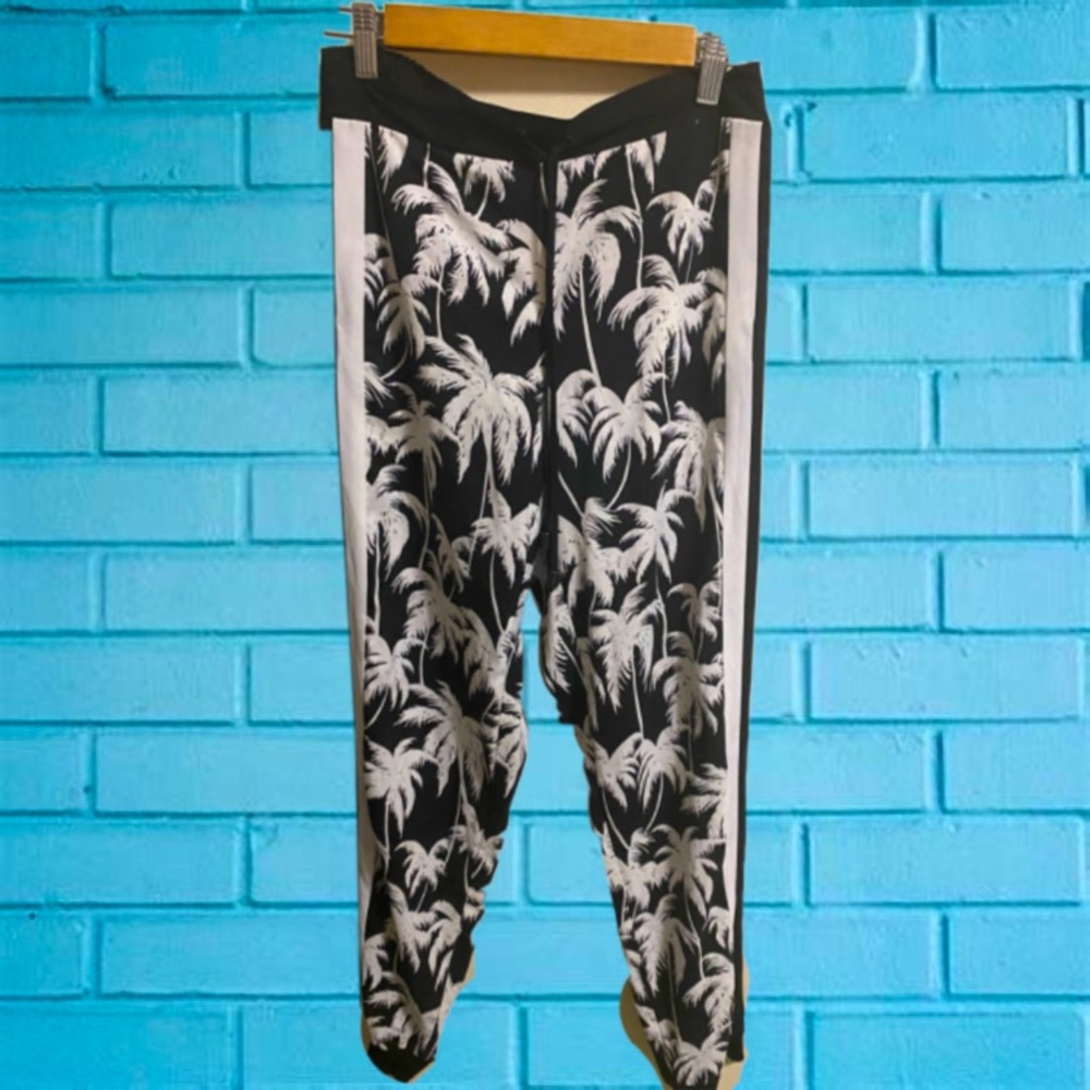 Vince Camuto palm tree track pants